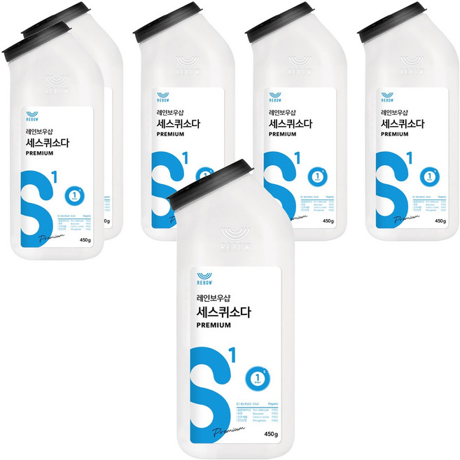 REBOW 倍半碳酸鈉 優質氣泡廚房洗潔劑, 6個, 450g