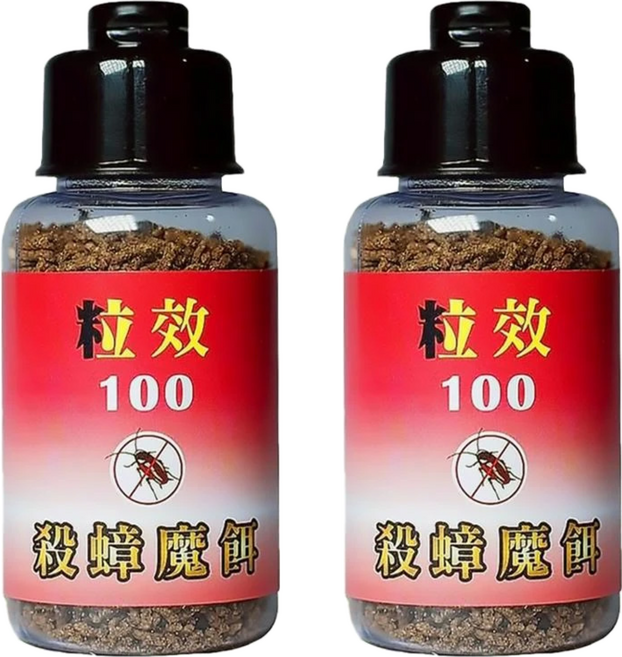 奧除 粒效100殺蟑魔餌, 30g, 2瓶