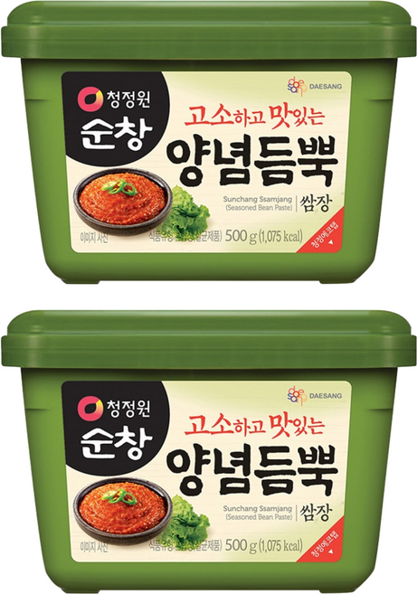 청정원 순창 양념듬뿍 쌈장, 500g, 2개