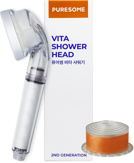 퓨어썸 비타 샤워기, 1개, 만다린티