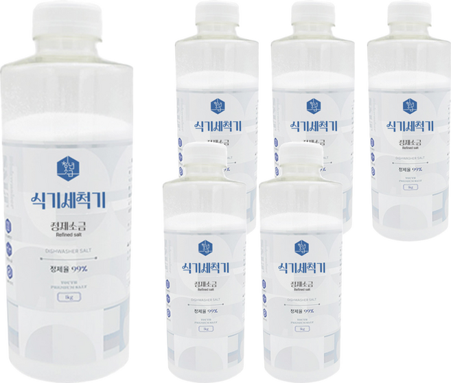 洗碗機軟化鹽 1kg, 6個