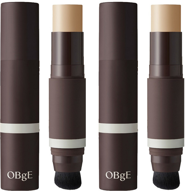 OBge 내추럴 커버 남성 파운데이션 13g, 3호 샌드, 2개