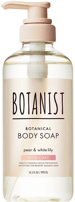 보타니스트 마일드케어 보타니컬 바디워시 배 화이트릴리향 본품, 1개, 490ml - 쿠팡