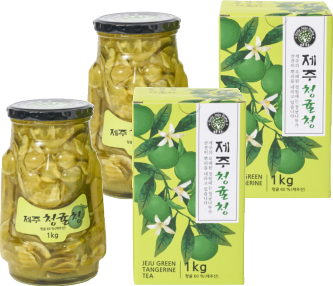 다하 제주 청귤청, 1kg, 1개입, 2개