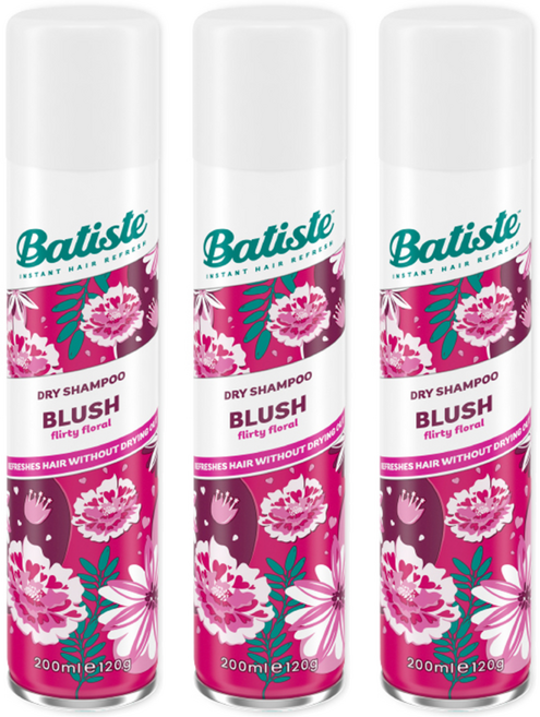 바티스트 드라이샴푸 블러쉬, 3개, 200ml