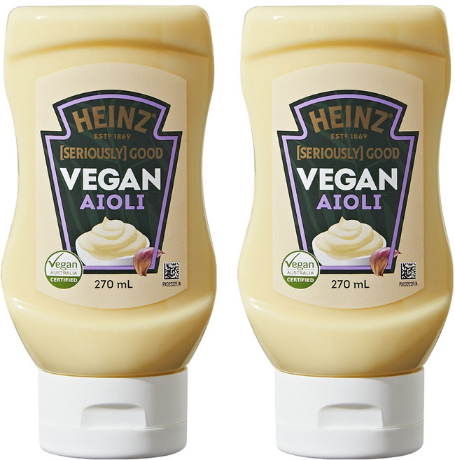 하인즈 비건 아이올리, 270ml, 2개