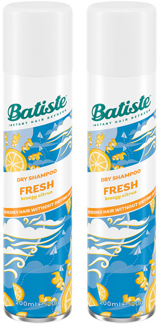 바티스트 드라이샴푸 후레쉬, 2개, 200ml