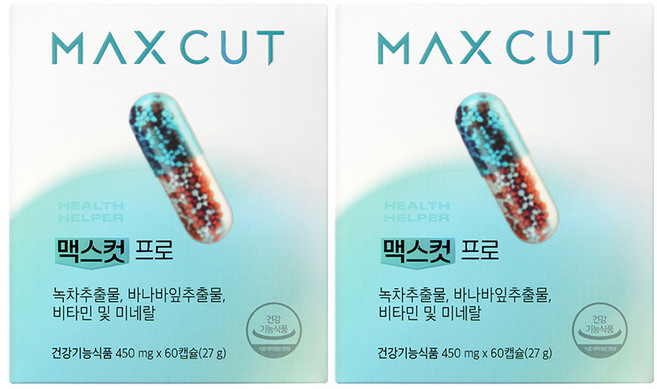 HEALTH HELPER MaxCut Pro綠茶&巴拿巴葉補充膠囊, 60顆, 2盒