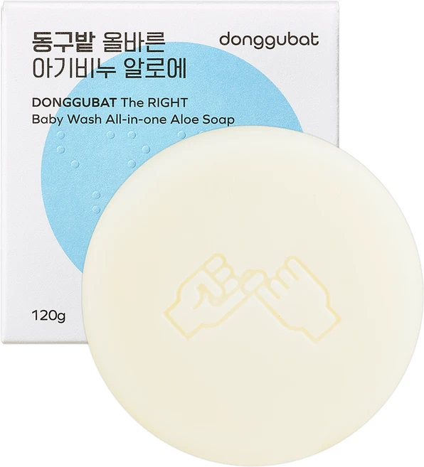 동구밭 올바른 아기비누 알로에, 100g, 1개 - 쿠팡