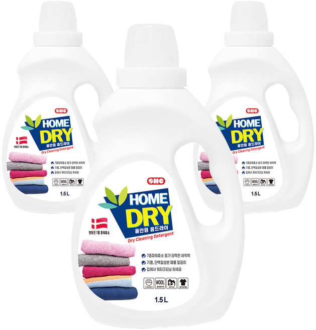 신희 홈드라이 세제 본품, 1.5L, 3개