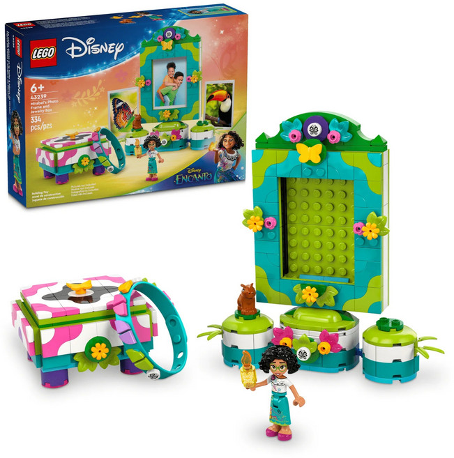 LEGO 43239 迪士尼系列, 米拉貝兒的相框和珠寶盒多色, 1盒