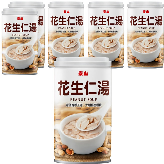 TAISUN 泰山 花生仁湯, 320g, 6罐