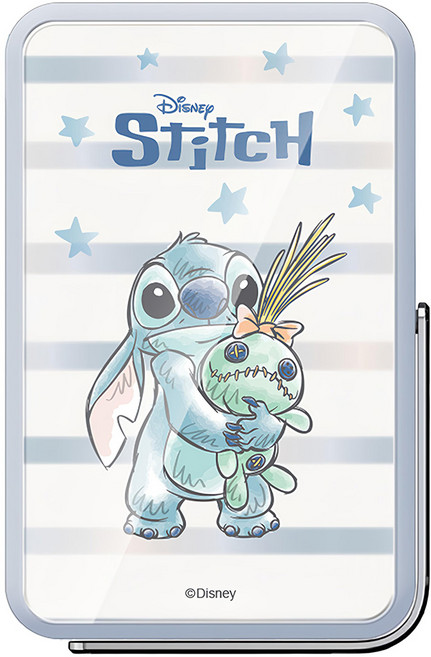 Disney 迪士尼 側支架無線充行動電源 10000mAh, PDN-010A, 史迪奇抱娃 白色