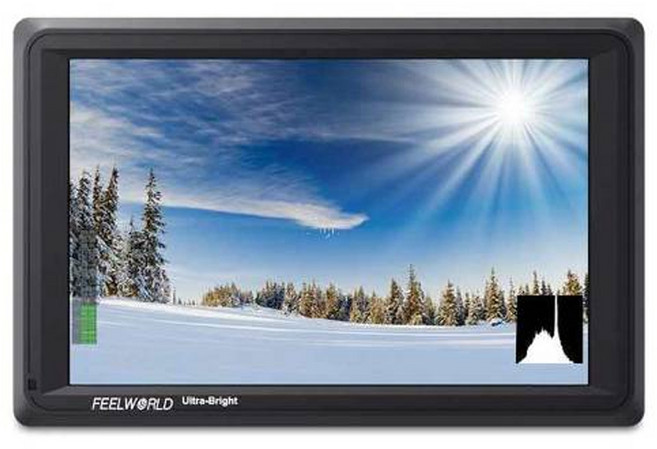 FEELWORLD 7" 專業攝影 2200nit 4K HDMI 顯示器 IPS 黑 FW279S