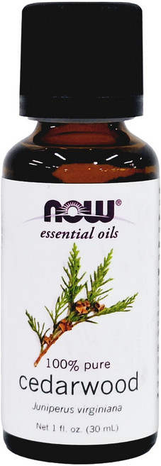NOW Foods 精油, 雪松, 30ml, 1瓶