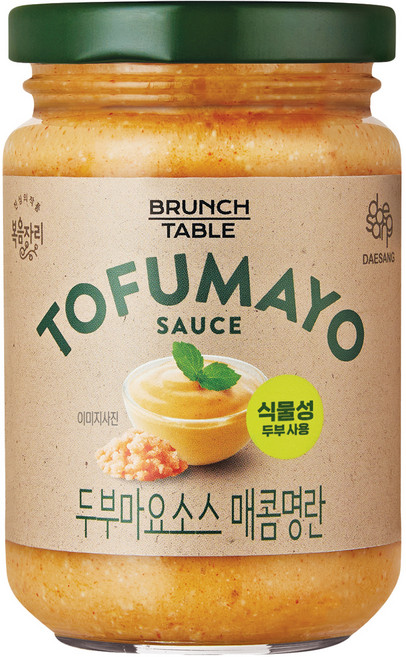 복음자리 두부마요소스 매콤명란, 190g, 1개