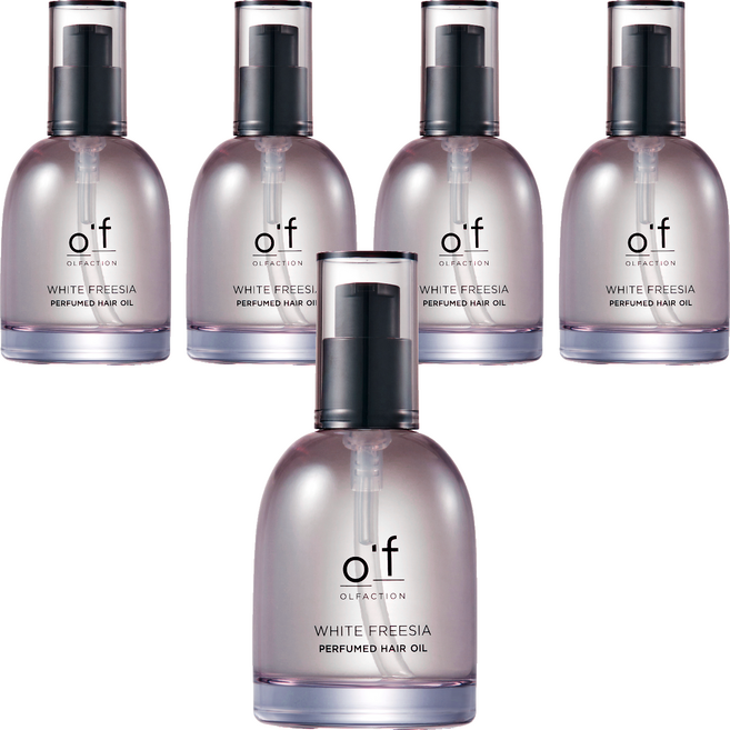 香氛護髮油 白色小蒼蘭香, 5瓶, 70ml