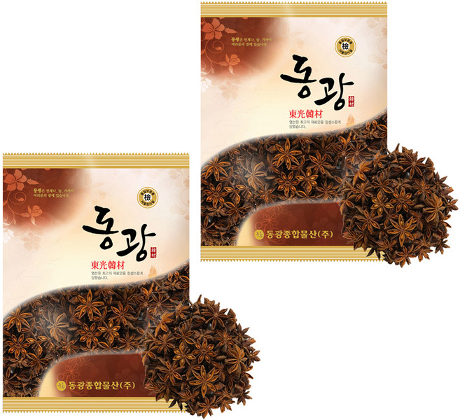동광한방몰 팔각향 스타아니스, 2개, 600g