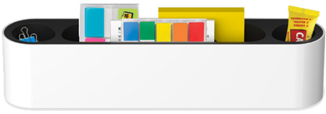 aplum 데스크 슬림 오거나이저, 화이트, 1개