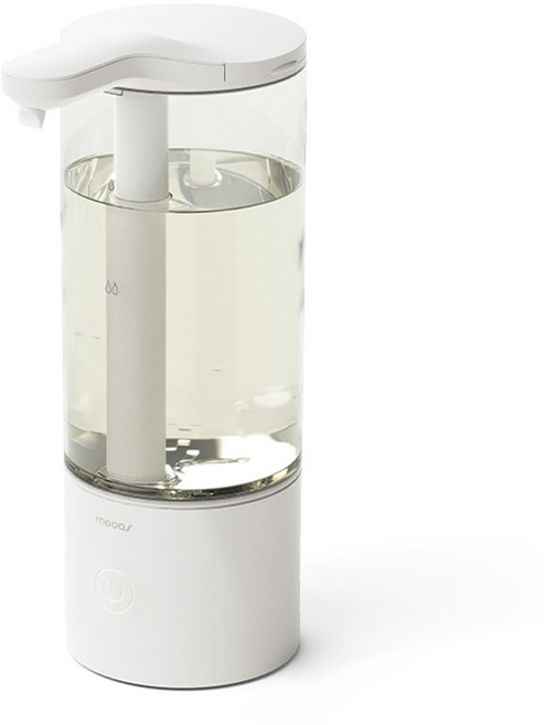 무아스 대용량 클리어 젤타입 자동 디스펜서 500ml, 화이트, 1개