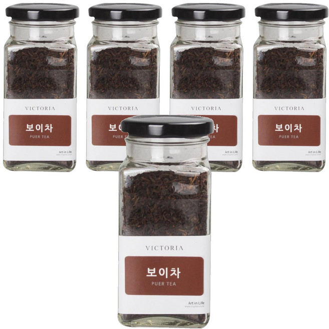 빅토리아 레드 보이차, 71g, 1개입, 5개