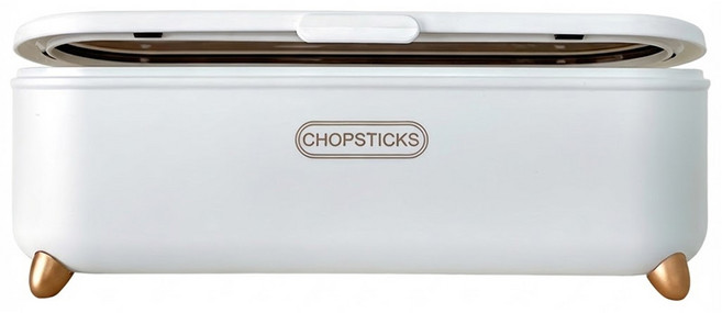 Goodsticks 瀝水餐具收納盒, 1個, 白色