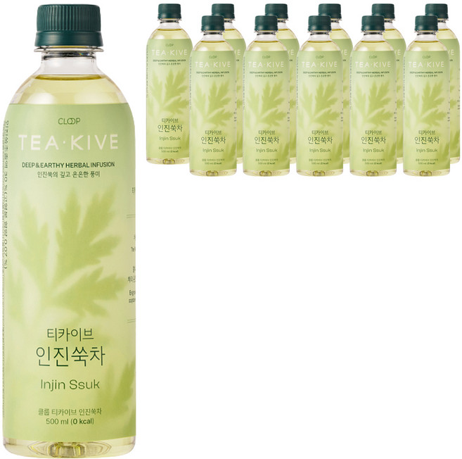 클룹 티카이브 인진쑥차, 12개, 500ml