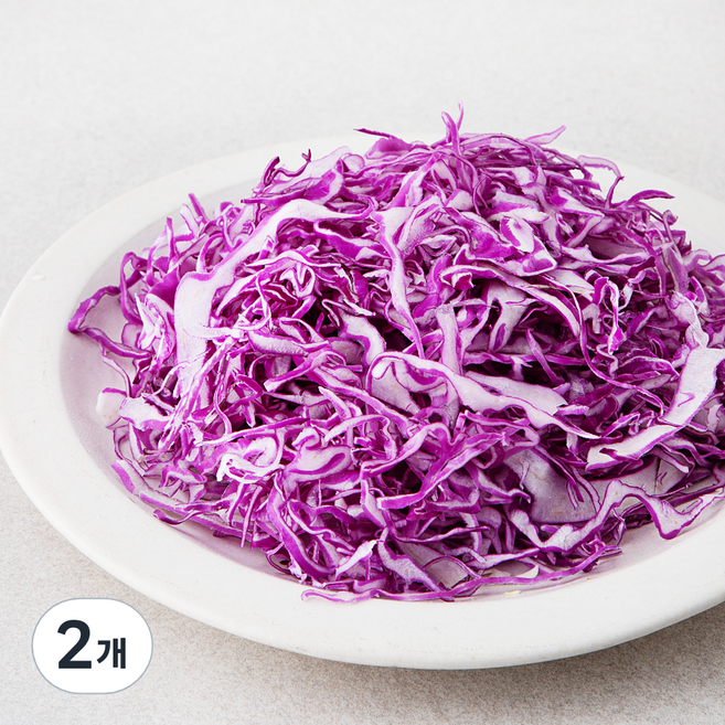 적채 슬라이스, 1kg, 2개