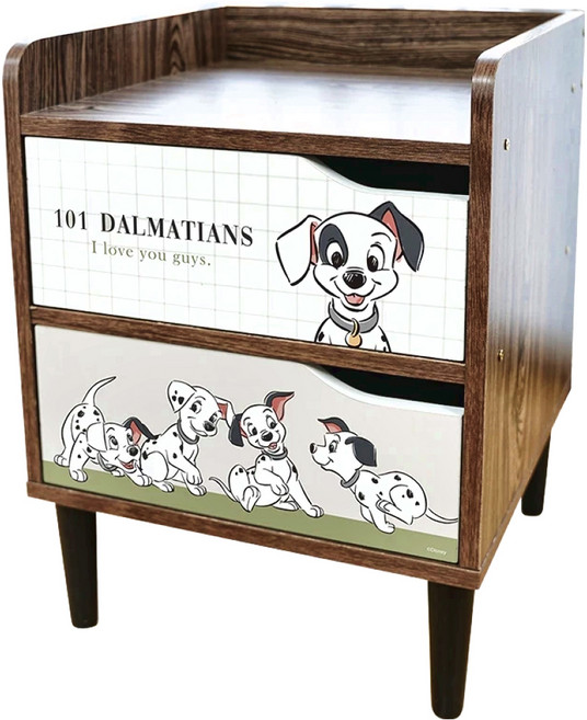 收納王妃 迪士尼床邊櫃, 101忠狗, 1件