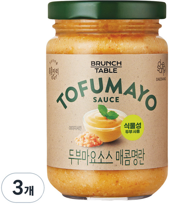 복음자리 매콤 명란마요 포케소스, 3개, 190g