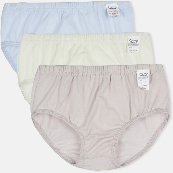 오가닉붐 남아용 학생 칼라 무무 삼각 팬티 3p