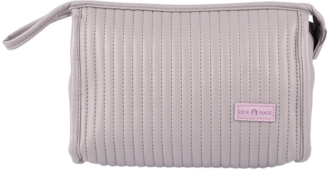 이랑이랑 대용량 가죽 휴대용 화장품 파우치