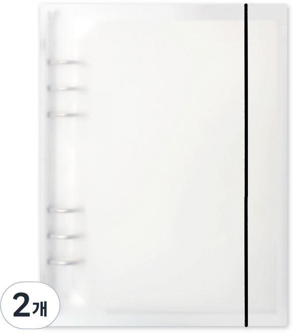 데얼스 A5 하드바인더 6공 30매, 2포켓 세로, 2개