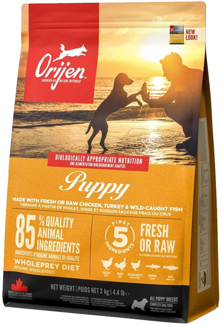 Orijen 歐睿健 台灣公司貨 Dog 無穀配方 幼犬乾飼料, 鮮雞肉, 2kg, 1袋