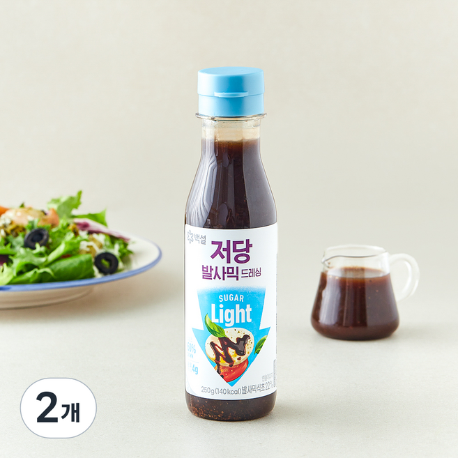 백설 저당 발사믹 드레싱, 250g, 2개