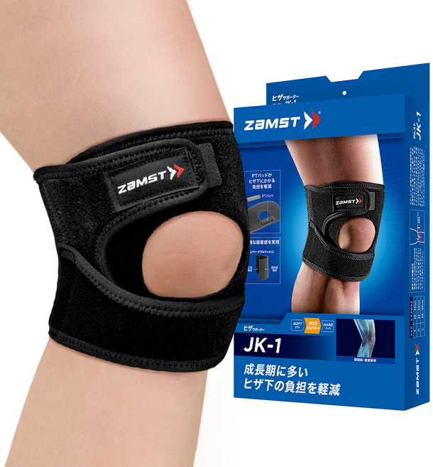 잠스트 JK 1 무릎보호대 S 무릎둘레 29~32cm, 1개, 블랙