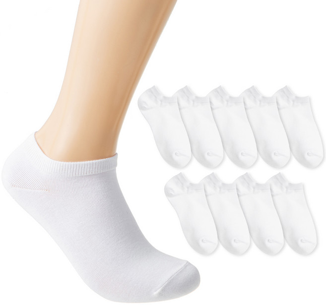 베이스알파에센셜 여성용 프리미엄 스니커즈 양말 10켤레