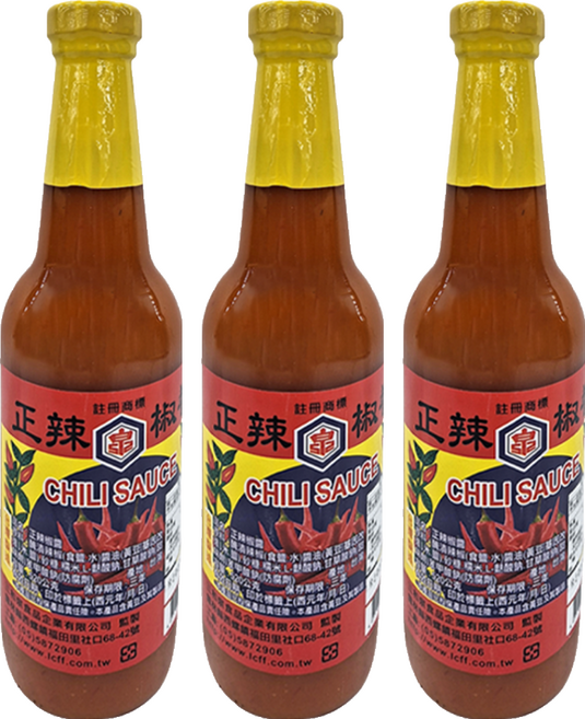 良泉 正辣椒醬, 520g, 3瓶
