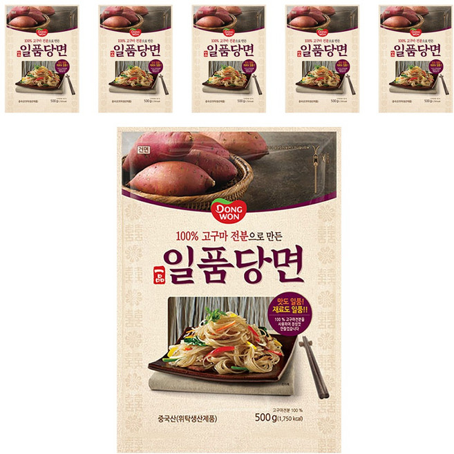동원 일품당면, 500g, 6개