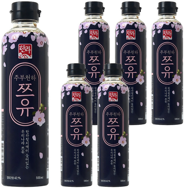 한라식품 주부천하 쯔유, 500ml, 6개