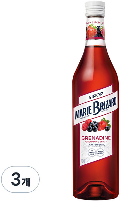마리브리자드 그레나딘 시럽, 700ml, 3개