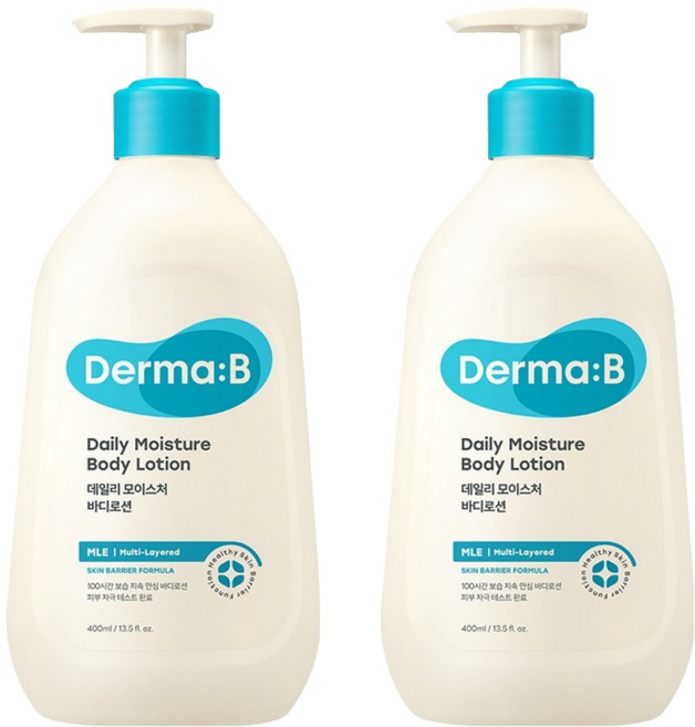 더마비 데일리 모이스처 바디로션, 400ml, 2개