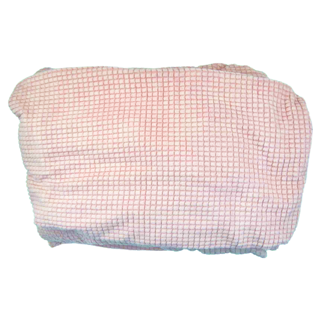 小銅板 玉米絨沙發套, 粉色, 1個