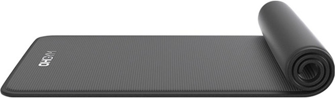 OHGYM NBR 高級寬版瑜珈墊, 黑色, 1個