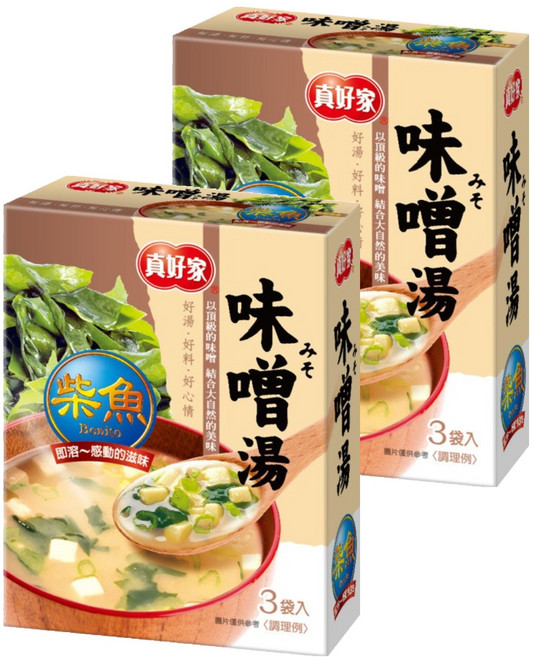 真好家 柴魚味噌湯, 30g, 2盒