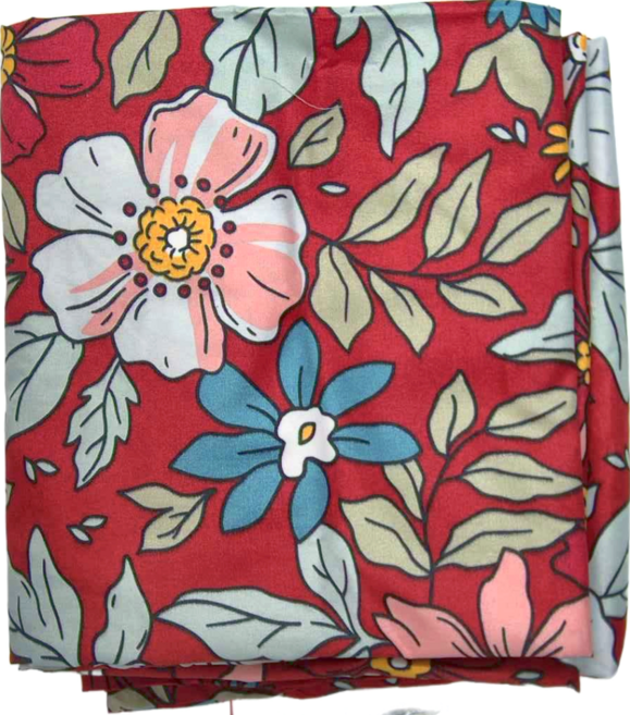 小銅板 半透光窗簾 2片, 囍 紅色