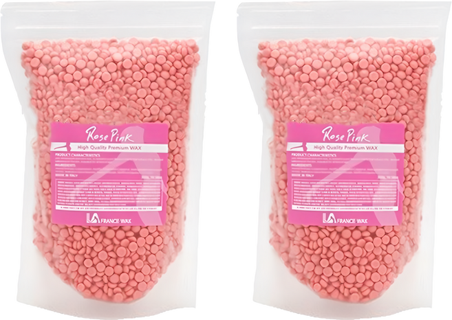 LA FRANCE WAX 通用系列 玫瑰粉紅蠟, 300g, 2包