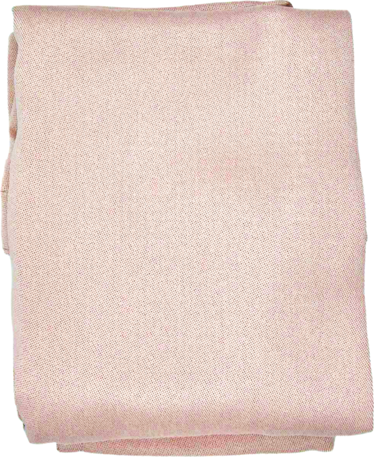 小銅板 魔鬼黏窗簾 2片, 雙面麻櫻花粉