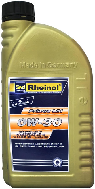 Swd RHEINOL PRIMUS LDI 全合成機油, 0w30, 1L, 1瓶