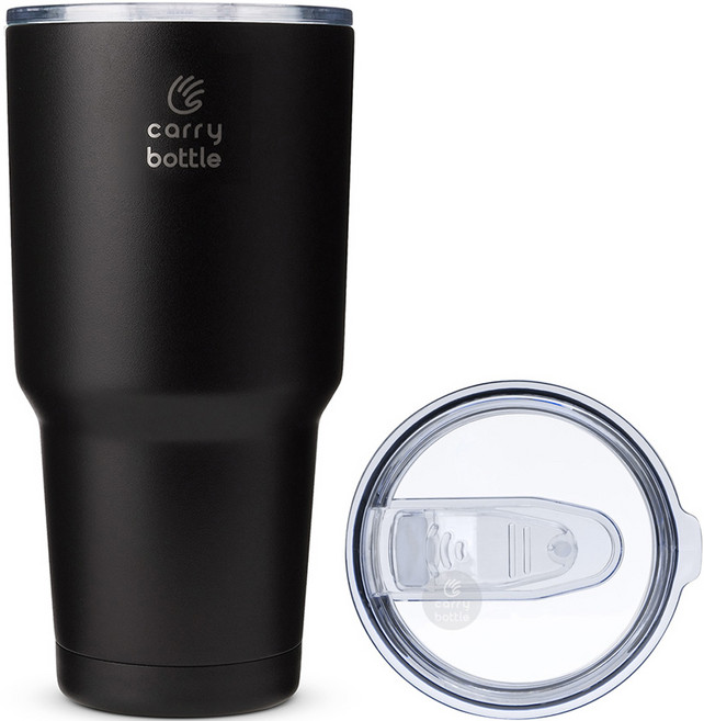 캐리보틀 몬스터 텀블러, 블랙, 900ml, 1개